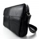 Sacoche de ipad tablet sacoche portable sac cuir sac à main bandoulière sacoche femme homme noir