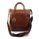 Leather shoulder bag satchel mens ipad bag handbag brown luxury bag