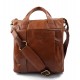 Leather shoulder bag satchel mens ipad bag handbag brown luxury bag