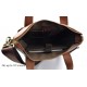 Leather shoulder bag satchel mens ipad bag handbag brown luxury bag