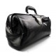 Bolso doctor en piel doctor bag bolso de mano de cuero bolso de hombre piel negro