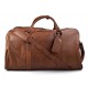 Travel bag leather travel duffle bag XXL big leather brown carry on hand held travel shoulder bag leather gym bag duffel